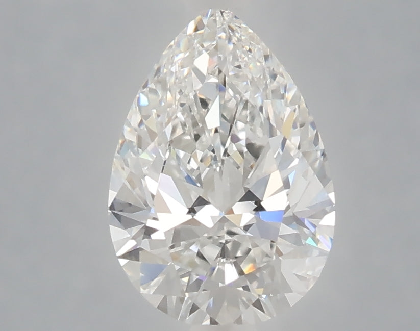 1.55 carat pear lab grown diamond E color VVS2 clarity