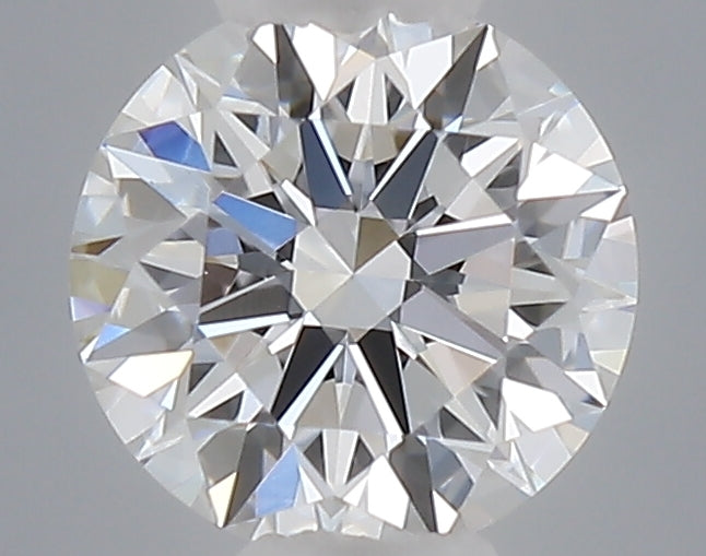 0.34 carat round lab grown diamond D color VVS2 clarity