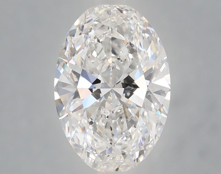 2.20 carat oval lab grown diamond E color VS1 clarity