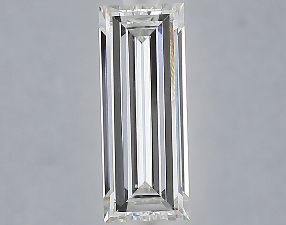 1.01 carat baguette lab grown diamond E color VVS2 clarity