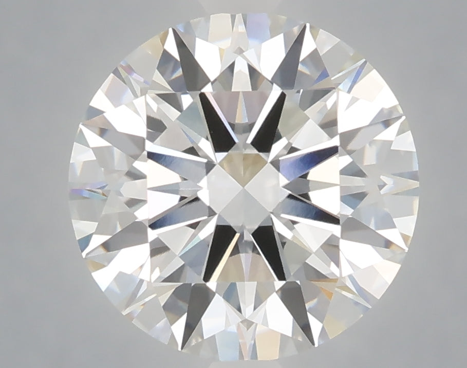 4.02 carat round lab grown diamond E color VVS2 clarity