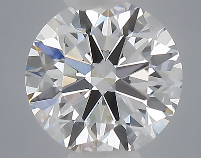 0.34 carat round lab grown diamond D color VVS2 clarity