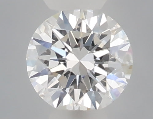 0.26 carat round lab grown diamond D color VVS1 clarity