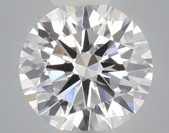0.34 carat round lab grown diamond D color VVS1 clarity