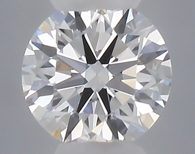 0.24 carat round lab grown diamond D color VVS2 clarity