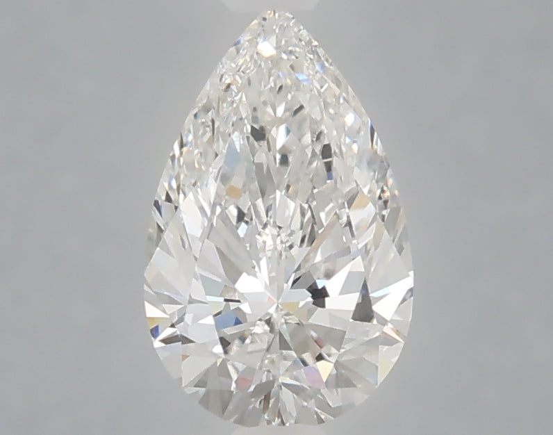 1.10 carat pear lab grown diamond F color VVS2 clarity