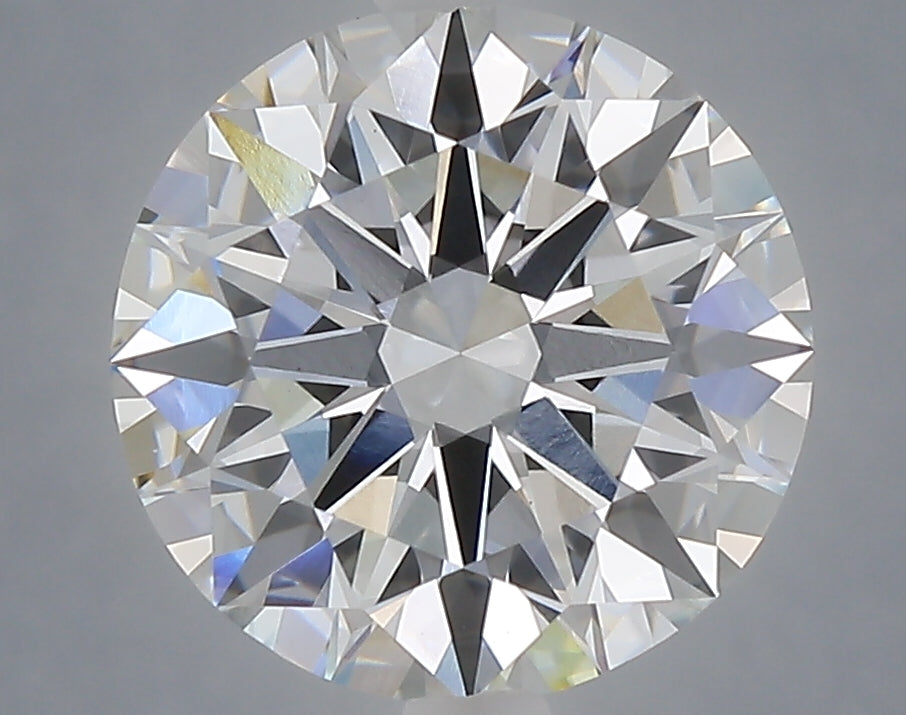4.00 carat round lab grown diamond E color VVS2 clarity