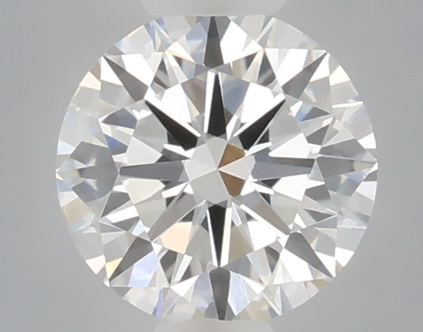 0.55 carat round lab grown diamond D color VVS2 clarity