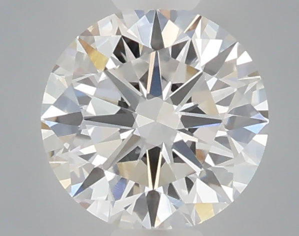 0.49 carat round lab grown diamond D color VVS2 clarity