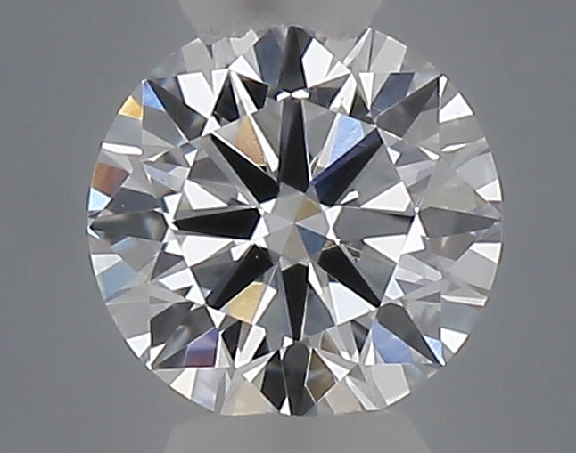 0.24 carat round lab grown diamond D color VVS1 clarity