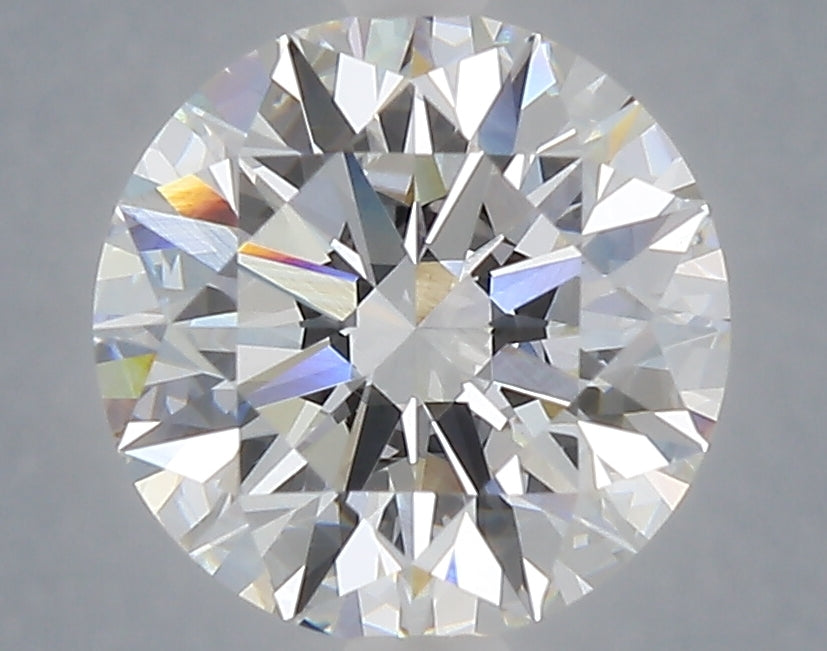 3.08 carat round lab grown diamond E color VVS2 clarity