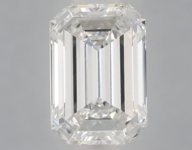 1.02 carat emerald lab grown diamond E color VVS2 clarity