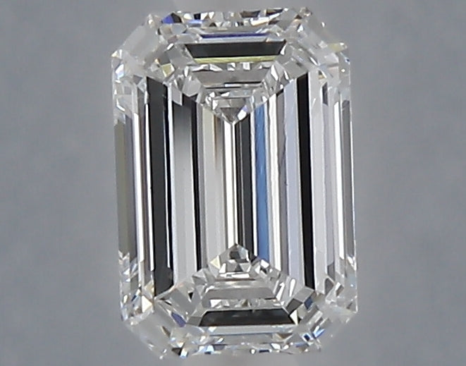 1.06 carat emerald lab grown diamond E color VS1 clarity