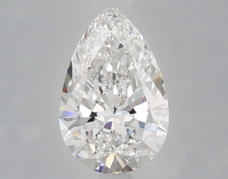 1.04 carat pear lab grown diamond E color VVS2 clarity