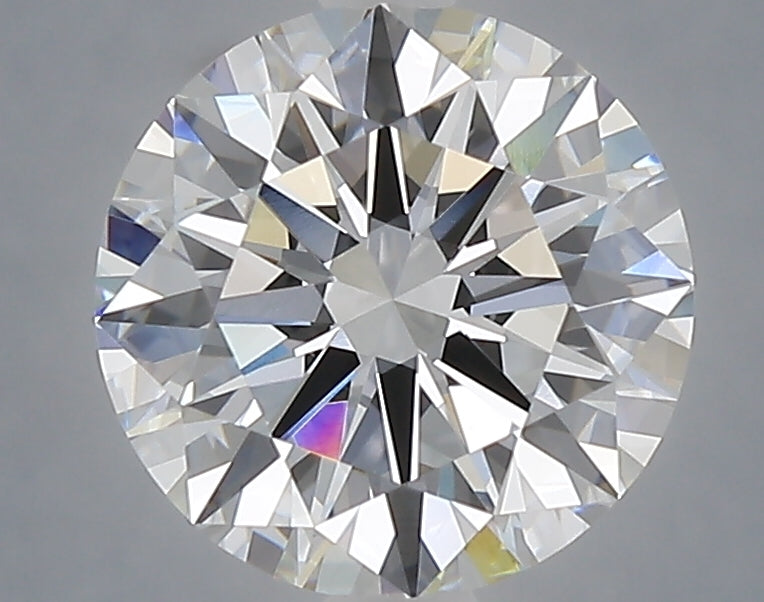 2.53 carat round lab grown diamond E color VVS2 clarity