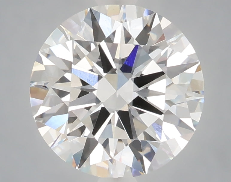 2.53 carat round lab grown diamond E color VVS2 clarity