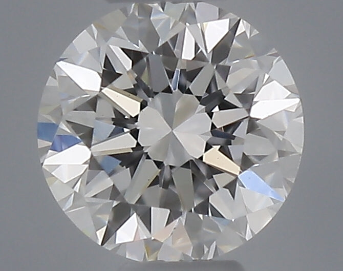 0.24 carat round lab grown diamond D color VVS2 clarity