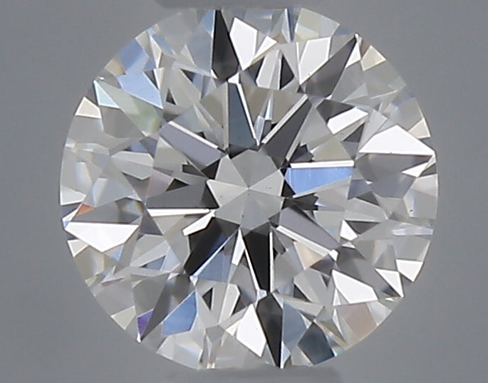 0.24 carat round lab grown diamond D color VVS2 clarity