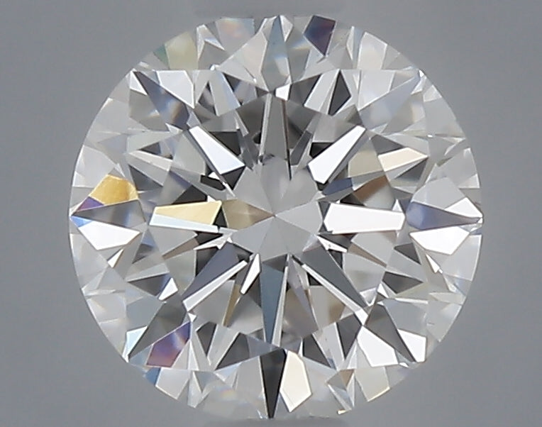 0.54 carat round lab grown diamond D color VVS2 clarity