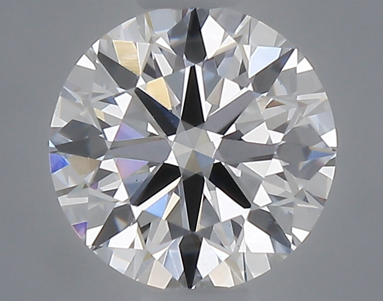0.53 carat round lab grown diamond D color VVS2 clarity