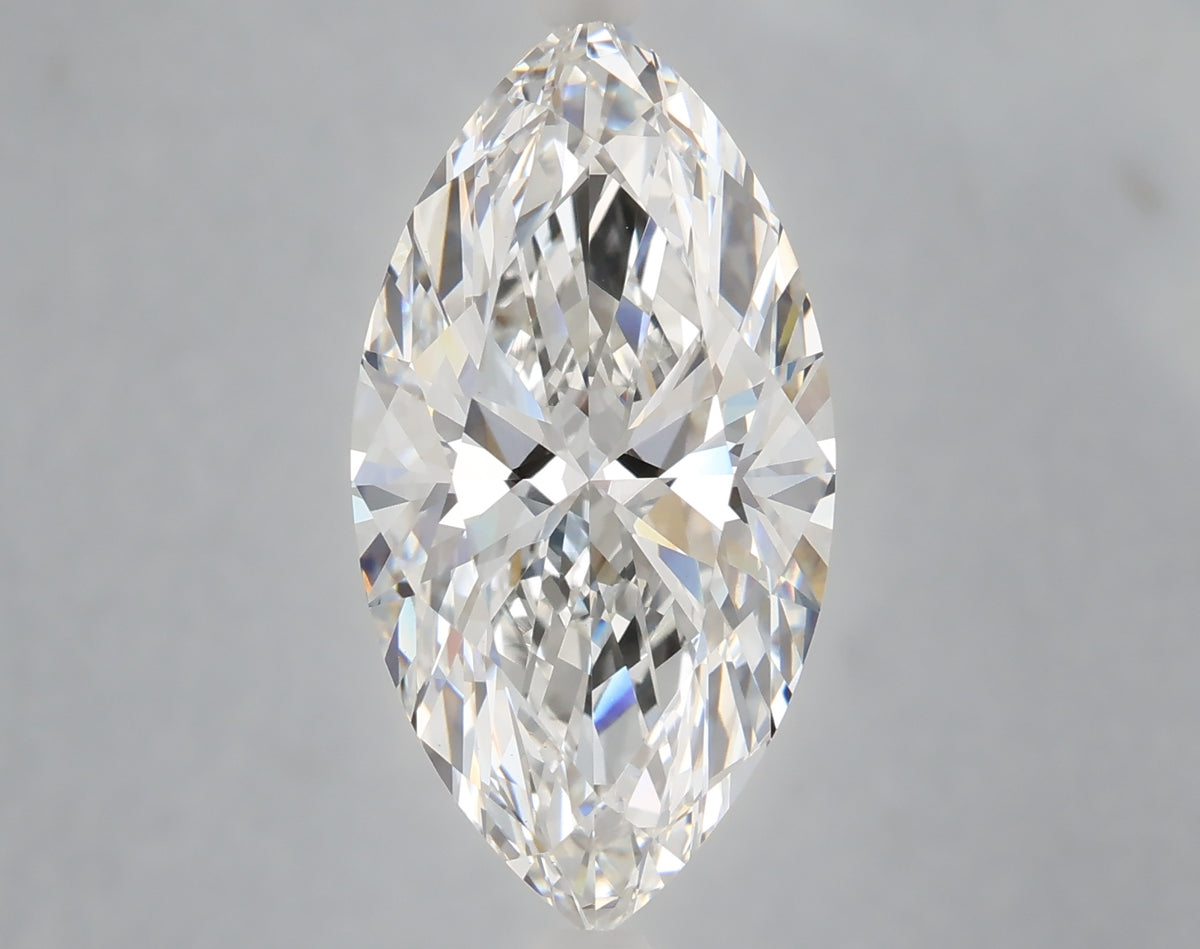 6.07 carat marquise lab grown diamond F color VVS2 clarity
