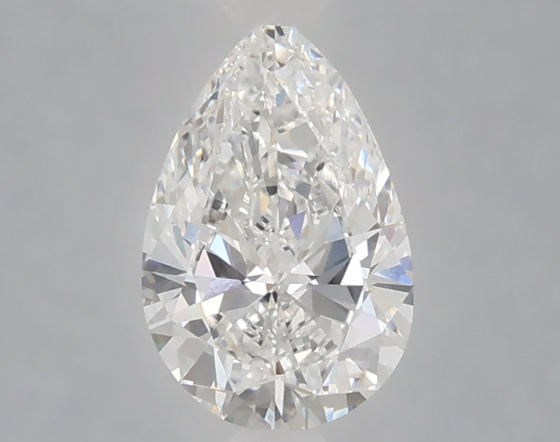1.04 carat pear lab grown diamond E color VVS2 clarity