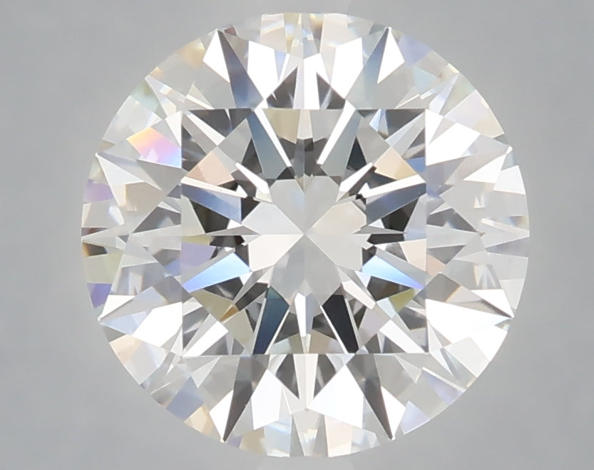 3.03 carat round lab grown diamond E color VS1 clarity