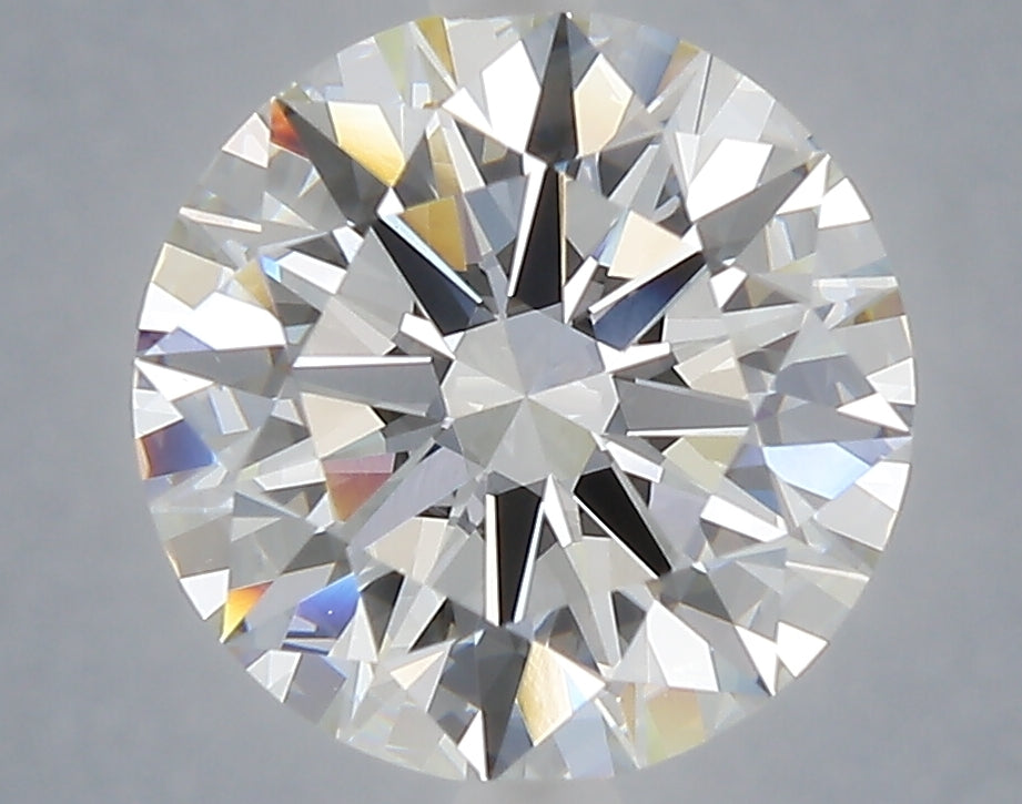 4.01 carat round lab grown diamond F color VVS2 clarity