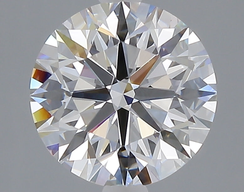 2.51 carat round lab grown diamond E color VVS2 clarity