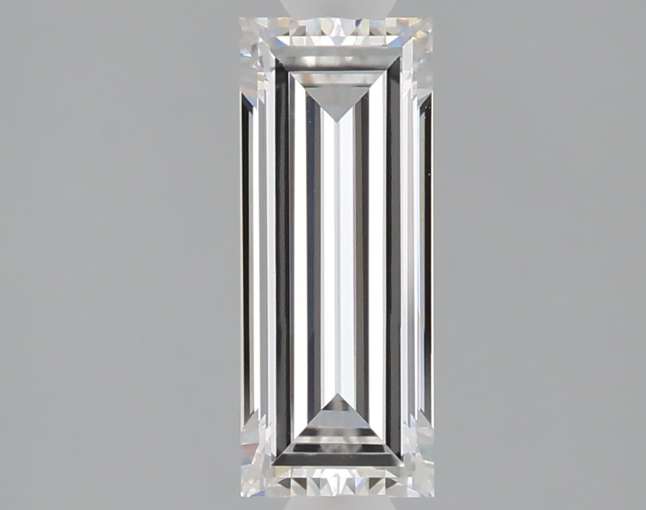 1.05 carat baguette lab grown diamond E color VVS2 clarity