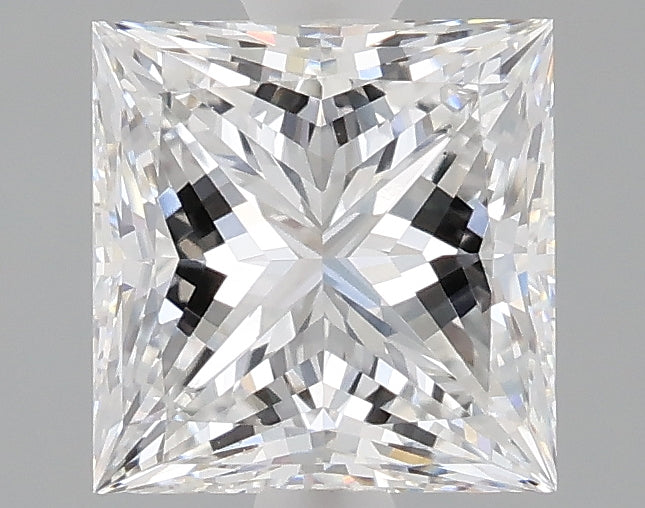 2.08 carat princess lab grown diamond D color VS1 clarity