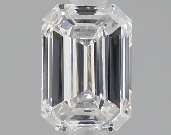 1.02 carat emerald lab grown diamond E color VVS2 clarity