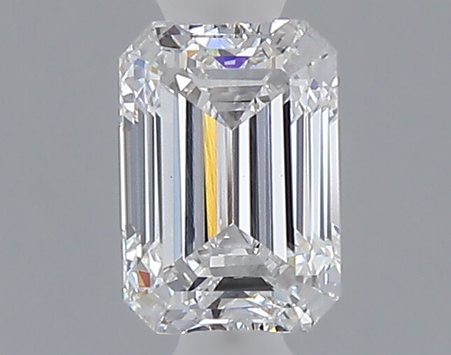 1.00 carat emerald lab grown diamond D color VS1 clarity