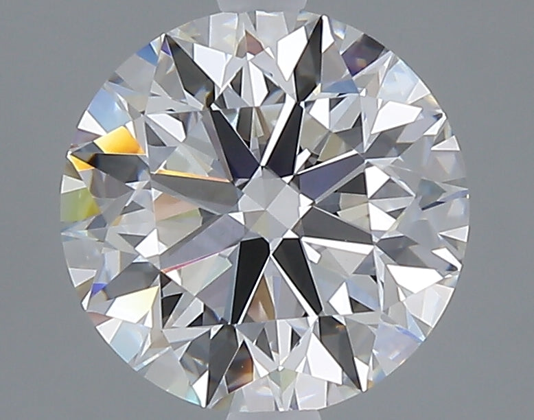 2.55 carat round lab grown diamond E color VVS2 clarity
