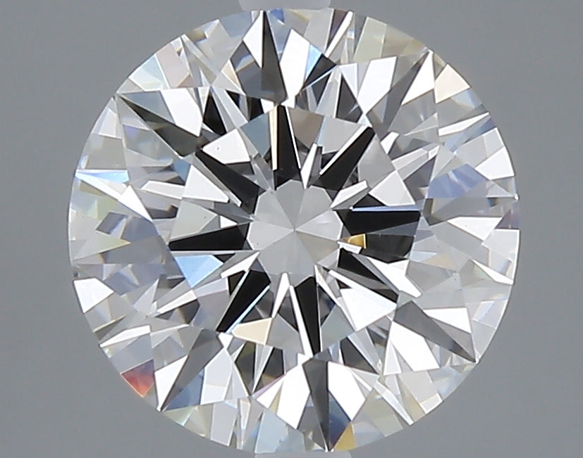 3.02 carat round lab grown diamond E color VVS2 clarity