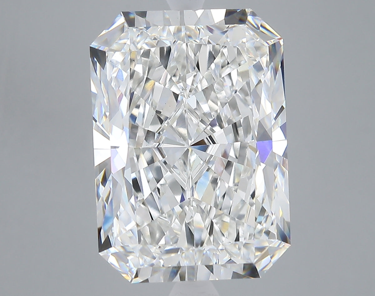 10.27 carat radiant lab grown diamond F color VVS2 clarity