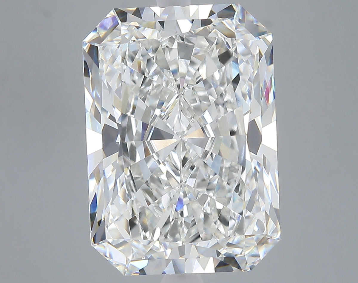 10.24 carat radiant lab grown diamond F color VVS2 clarity