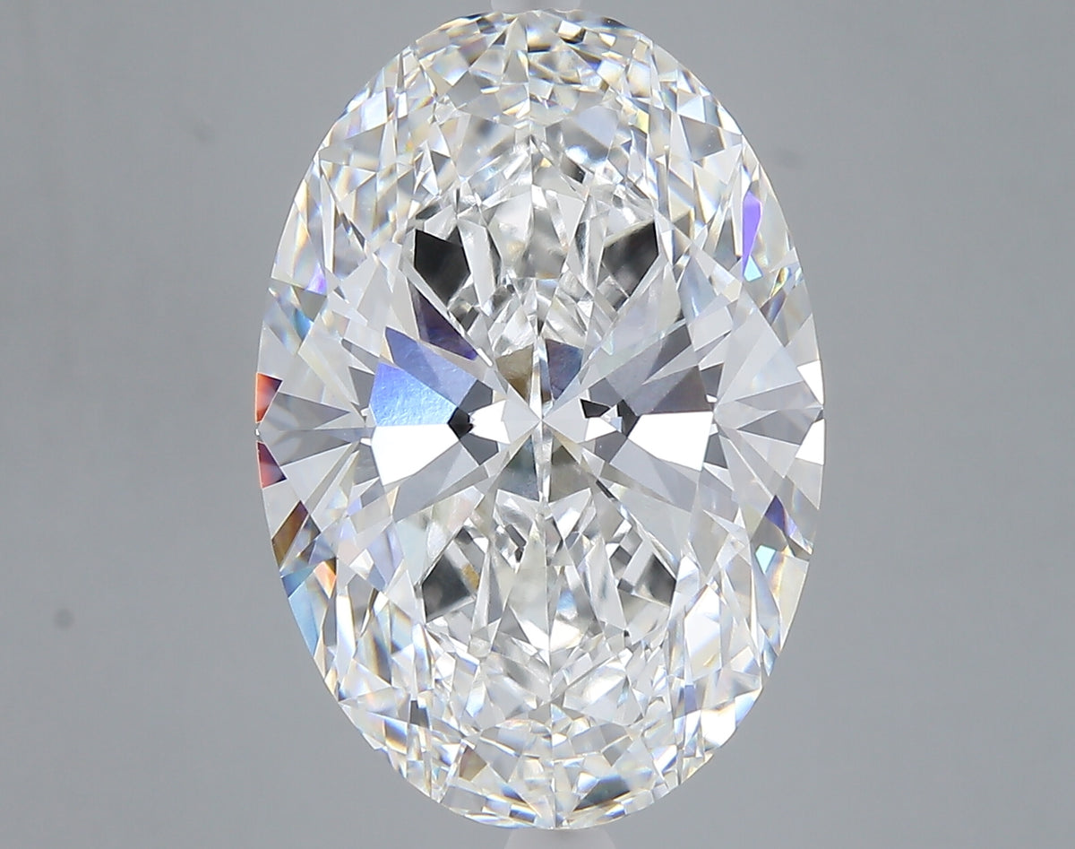10.03 carat oval lab grown diamond E color VVS2 clarity