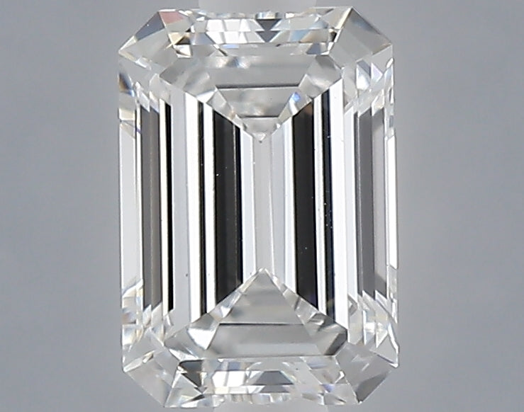 1.02 carat emerald lab grown diamond D color VS1 clarity