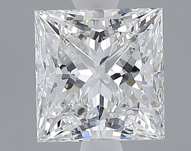 1.56 carat princess lab grown diamond E color VVS2 clarity
