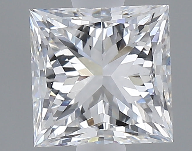 1.08 carat princess lab grown diamond D color VVS2 clarity