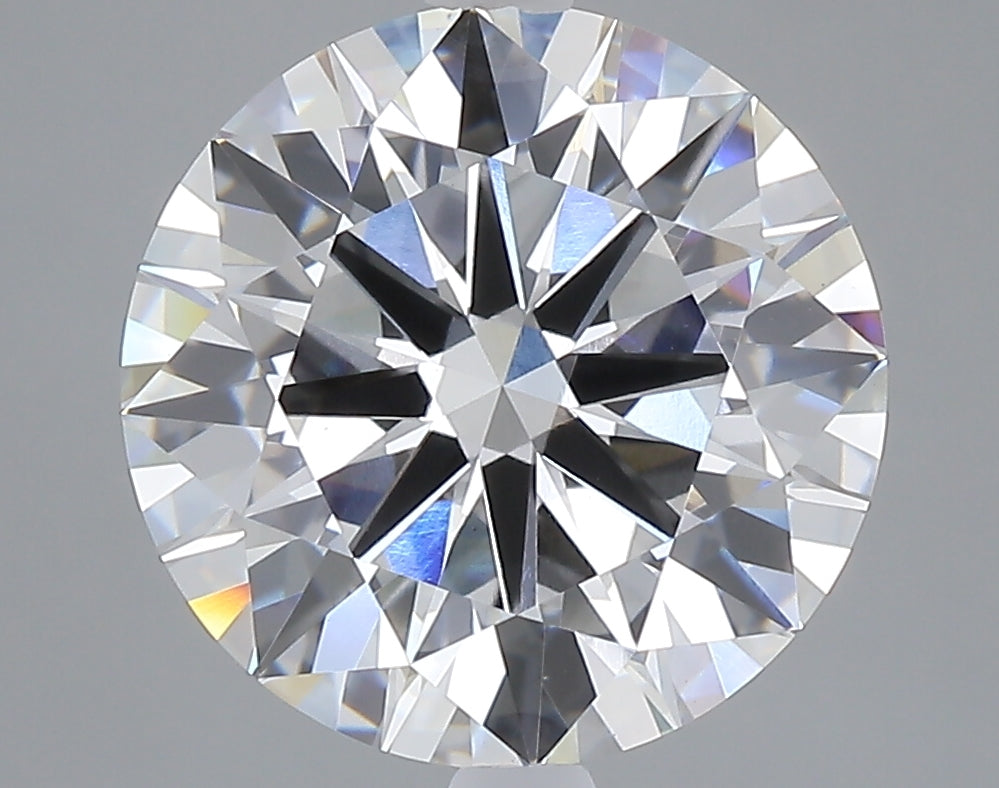 5.10 carat round lab grown diamond E color VS1 clarity