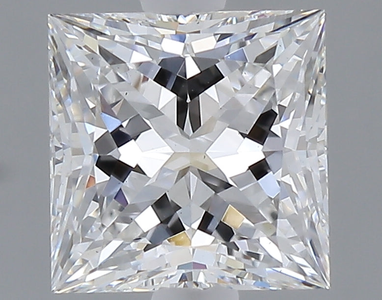 1.60 carat princess lab grown diamond E color VS1 clarity