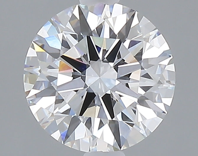 1.55 carat round lab grown diamond D color VVS2 clarity