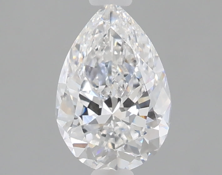 1.02 carat pear lab grown diamond D color VVS2 clarity