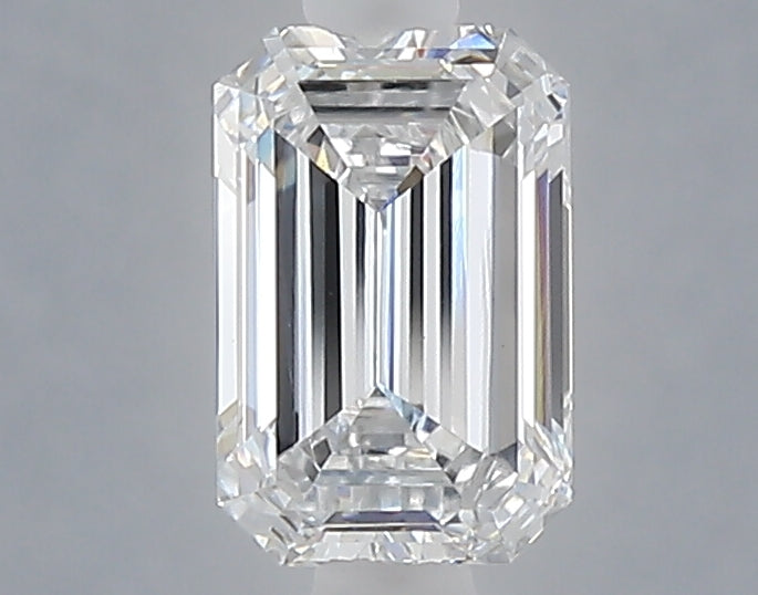 1.04 carat emerald lab grown diamond D color VS1 clarity
