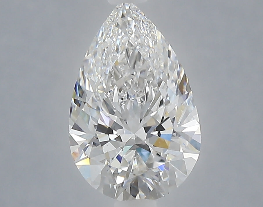 1.60 carat pear lab grown diamond D color VVS2 clarity