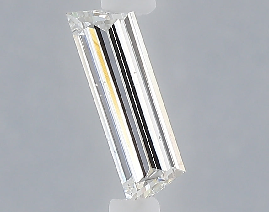 0.32 carat baguette lab grown diamond D color VS1 clarity