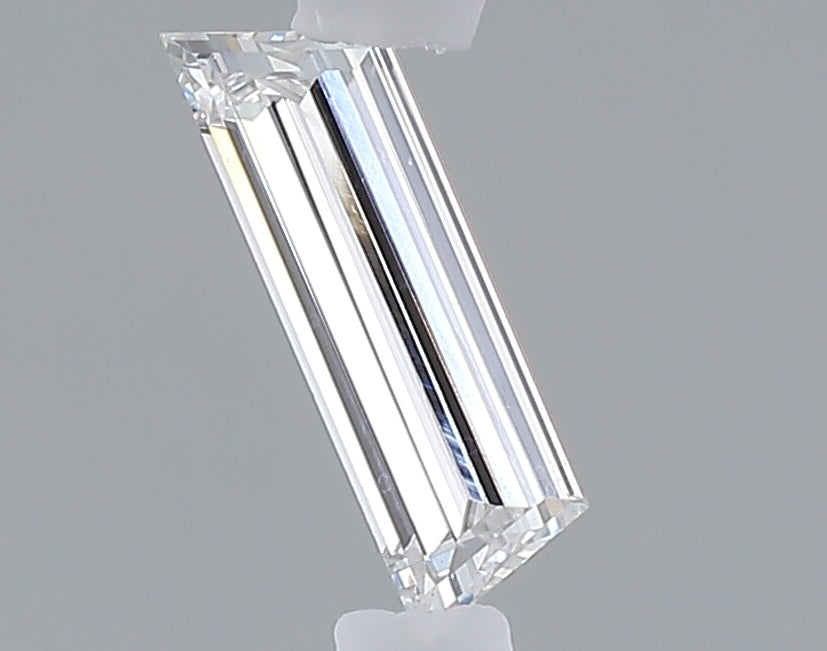 0.33 carat baguette lab grown diamond E color VS1 clarity