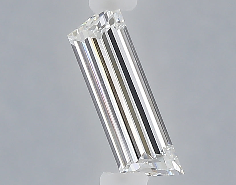 0.34 carat baguette lab grown diamond E color VVS2 clarity